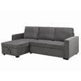 thumbnail image 4 of Ivana Sectional Sofa Bed, Grey, 4 of 7