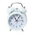 thumbnail image 1 of Reloj despertador retro ruidoso, adorno de escritorio de cabecera con batería de doble campana for decoración del hogar y el aula presente, 1 of 3