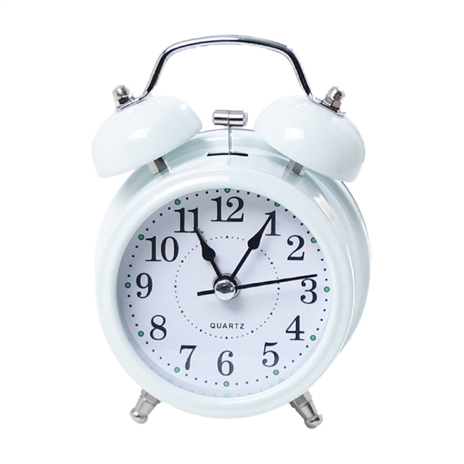 Vintage Twin Bell Alarm Clock for Bedside Desk Décor