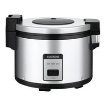 CUCKOO CR-3055 30-Cup (Uncooked) / 60-Cup (Cooked) Large Capacity Commercial Rice Cooker & Warmer with Nonstick Inner Pot, Switch Press (Silver/Black)