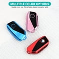 thumbnail image 6 of Key Fob Cover Compatible with BMW 2 3 5 7 Series X1 X5 X6 X7 iX i7 XM 2023-2025 Keychain Case Holder Protector,H-blue, 6 of 6