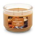 thumbnail image 2 of Mainstays 3-Wick Glass Jar Candle, Maple Pumpkin Latte, 11.5 oz, 2 of 6