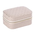 thumbnail image 2 of HongHeng Small Travel Jewelry Case, To Go Portable Jewelry Box, Travel Jewelry Organizer,Portable Jewellery Storage Holder for Rings Earrings Necklace, Gifts for Girls Women, 2 of 6