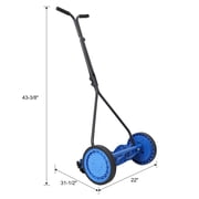 16in Push Lawn Mower, Push Reel Lawn Mower