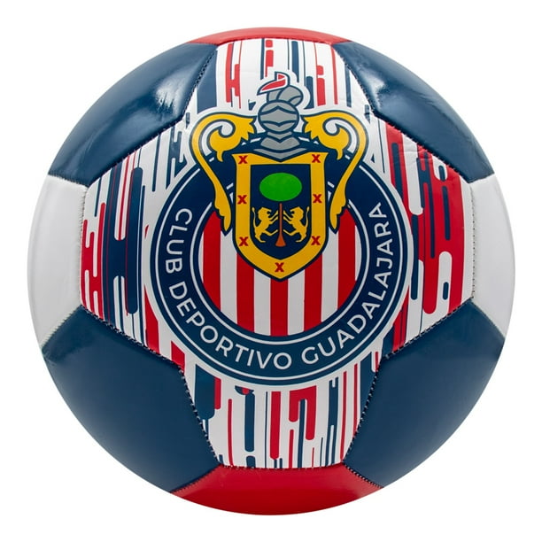 Balón de Fútbol Voit No.5 Club Deportivo Guadalajara S100 Blanco