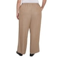 thumbnail image 2 of Alfred Dunner Womens Plus-Size Relaxed Button Detail Ankle Pant, 2 of 4