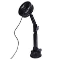 thumbnail image 1 of USB Car Fan, Suction Cup Fan 360 Rotation 3 Speed Adjustable Silent Technology with Suction Cup for Car Truck SUV RV Boat, 1 of 7
