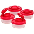 thumbnail image 1 of Salt and Pepper Shakers,4pcs Spices Jar with Lid for Kitchen Mini Camping, 1 of 4