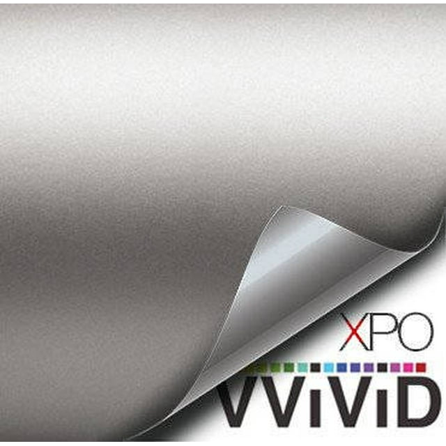 Aluminum Silver Matte Vinyl Sticker Architectural Vinyl Adhesive Tile