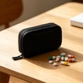 thumbnail image 2 of Waterproof Pill Pouch Set, 7–14 Day Travel Pill Organizer with 14 Color-Coded Medicine Pouches, Portable Reusable Binder Design Zippered Pill Storage, 2 of 7