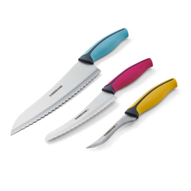 Tescoma Presto Non-Stick Utility Knife - 12cm Blade, Yellow - Food Doesn't Stick, Easy Cleaning