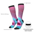 thumbnail image 4 of Sigee Pink Shark Pool Fantasy for Socks for Men Women Socks Stocking Compression Socks, 4 of 6