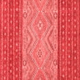 thumbnail image 1 of Ahgly Company Machine Washable Indoor Square Southwestern Red Country Area Rugs, 5' Square, 1 of 4