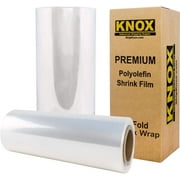 Knox Brand - 18" 75 Gauge Polyolefin Shrink Film Heat Wrap POF Centerfold 525' feet