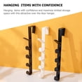 thumbnail image 4 of KAKOWELY 2Pcs Over Door Hooks Plastic Storage Hanger For Door Back Hanger, 4 of 8
