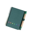 thumbnail image 2 of Fwttom Paper Notebook, Coil Notebook Advertisement Business Kraft Paper Convenience Sticker Indexes Sticker Combination Creatives Notebook with Notes 10Ml, 2 of 6