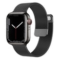 thumbnail image 2 of BXUXOHS (1Pack/2Pack) Milanese Loop Band Compatible with Apple Watch Bands 38mm 40mm 41mm 42mm 44mm 45mm 49mm Adjustable Stainless Steel Metal Mesh Strap for iWatch Series Ultra SE 8 7 6 5 4 3 2 1, 2 of 14