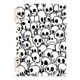 thumbnail image 2 of Haosy Skulls Line Notebooks 2 Pcs 1-subject Journal 60 Sheets A5 College Ruled Paper Detachable Ring 8.3"x5.7", 2 of 8