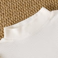 thumbnail image 5 of Wonitaaizi Toddler Baby Girl Corduroy Dress Ruffle Collar Floral Long Sleeve Dress Spring Fall Outfits 2PC (6-7 Years,Coffee), 5 of 7
