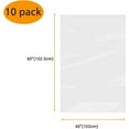 thumbnail image 2 of 10 Count 40x60 inches large Clear Plastic Bag Giant Storage Bags Furniture Cover Plastic Bag for Moving Protection and Long Term Storage, Large Items Dustproof, Moistureproof (2 Mil), 2 of 5