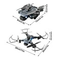 thumbnail image 3 of JVBTVB 4K Dual Camera Drone with 50x Zoom, FPV WiFi RC Quadcopter, 1080P HD Foldable Drone with Altitude Hold, 20 Min Flight, Obstacle Avoidance for Beginners, 3 of 8