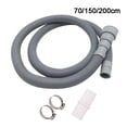 thumbnail image 3 of 1.5/2/3/4M PVC Washing Machine Dishwasher Drain Waste Hose Extension Pipe With Bracket Set Wash Machine Ablaufschlauch #W0, 3 of 5