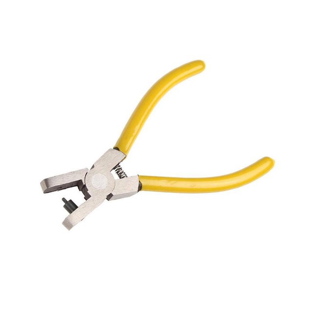 sweethay Alicates de punzonado de correa de cuero de acero de alto carbono, perforador de correa antideslizante pulido portátil, accesorios para Kits y herramientas para tallar sweethay TO010883-00