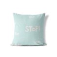 thumbnail image 2 of Stop Light Blue Throw Pillow, 2 of 4