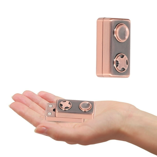Juguete Deslizante de Empuje de Metal Juguete Deslizante para Aliviar la Ansiedad Control Deslizante de Monedas para Aliviar el Estrés para Adultos TDAH Regalo de Cumpleaños ANGGREK Otros