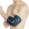 thumbnail image 3 of Codera elástica para hombre y mujer, funda de compresión para deportes, tendinitis, golfista, alivio del dolor de tenis, 1 ud., 3 of 5