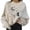 11-Beige704, variant on SONXAHE Cosmic-Print Sweatshirt for Women Oversized-Cut Boho Casual Crew Neck Pullover