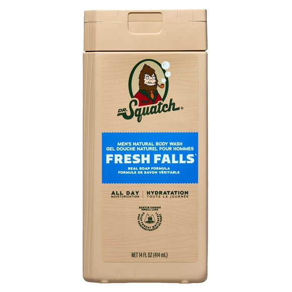 DR. SQUATCH Men's Non-Exfoliating Body Wash - Fresh Falls - 14 fl oz