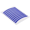 thumbnail image 3 of Amdohai 10pcs Adhesive Reflective Tape Cycling Safety Warning Sticker Bike Reflector Tape Strip for Car Bicycle Motorcycle Scooter Wheel Rim Decoration, 3 of 7