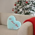 thumbnail image 3 of Valentine's Day Pillows, I Love You Throw Pillow, LED Twinkle Heart Pillow, Night Light Glowing Cushions Plush Stuffed Toys Gifts for Grandma Wife Her Friends, Valentine's Day, Anniversary, 3 of 7