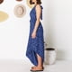thumbnail image 5 of Mono De Verano Traje de vacaciones con estampado de leopardo de una pieza sexy asimétrico para mujer Cgtredaw Azul 4Xl para Mujer, 5 of 6