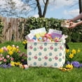 thumbnail image 6 of BOOHIT Large Easter Basket for Kids Canvas Teen Empty Gift Storage Bin Decor(Colorful 2), 6 of 8
