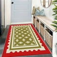 thumbnail image 6 of 3'x5' camping carpet indoor/outdoor carpet area rug neutral plush area rug retro area rug, 6 of 10