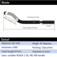 thumbnail image 3 of Professional Rotary Deburring Tool Kit with NB1100/BS1010 Blades - Metal, Wood & Plastic Hand Tool for Burr Removal&Edge Repair, 3 of 5