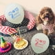 thumbnail image 4 of KAKOWELY Globos de aluminio con letras "WOOF", para cumpleaños de perro (plateados y rosas), 4 of 5