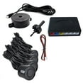 thumbnail image 1 of Kit de Sensor de Estacionamiento para Automóvil, 4 Sensores Universales, Zumbador, Radar de Marcha Atrás, Alerta de Sonido, de Sonda Indicadora, 1 of 5