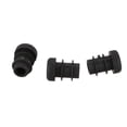 thumbnail image 3 of 24 Pcs Plastic 12mm Pipe End Blanking Caps Bung Tube Insert Plug Round Black, 3 of 9
