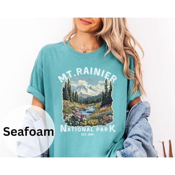 Mount Rainier National Park Pacific Northwest Gift Washington Nature T-Shirt