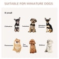 thumbnail image 6 of PawHut Dog Crate Furniture with Cushion, Wooden Dog Kennel End Table with Lockable Door, for Miniature Dogs, Indoor, Walnut, 6 of 9