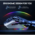 thumbnail image 4 of RHEA- Eksa Em200 Customizable Gaming Mouse 1200 Dpi 2 Covers (Black & White) New, 4 of 6