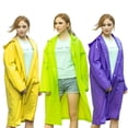 thumbnail image 2 of Ludlz EVA Raincoat Waterproof Rain Poncho Rain Jacket Women Long Rain Cape Women EVA Transparent Raincoat with Hat Hood Outdoor Travel Rain Cape Poncho, 2 of 2