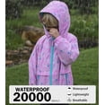 thumbnail image 5 of Aideaone Toddler Boys Girls Rain Jackets Waterproof Hooded Lightweight Kids Raincoats Windbreakers 2-8T, 5 of 9
