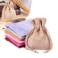thumbnail image 4 of Coofit 15PCS Cordon Pochette Multi-Usage Toile de Jute Bonbons Sac Cadeau Sac Partie Faveur Pochette, 4 of 10