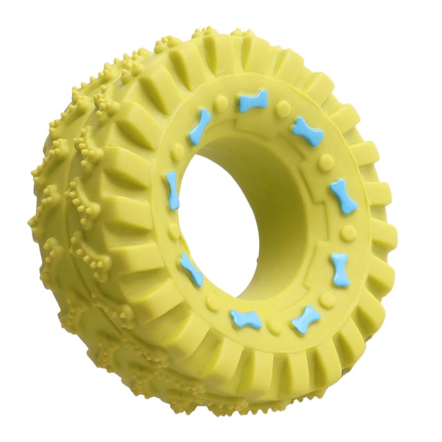 Neumático de Juguete para Masticar para Moler los Dientes Resistente a las Mordeduras Reduce la Ansiedad Juguete Suave para la Dentición del Cachorro ANGGREK Otros