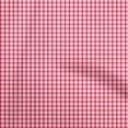 thumbnail image 1 of oneOone Cotton Poplin Twill Pink Fabric Check Sewing Material Print Fabric By The Yard 56 Inch Wide, 1 of 5