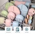 thumbnail image 3 of 8 Piece  Suction - Silicone Suction Bowls  Divided Plates  Straw Sippy Cup - Toddler Self Feeding Eating Utensils Set with Bibs  Spoons  Fork (Magic Mint), 3 of 9